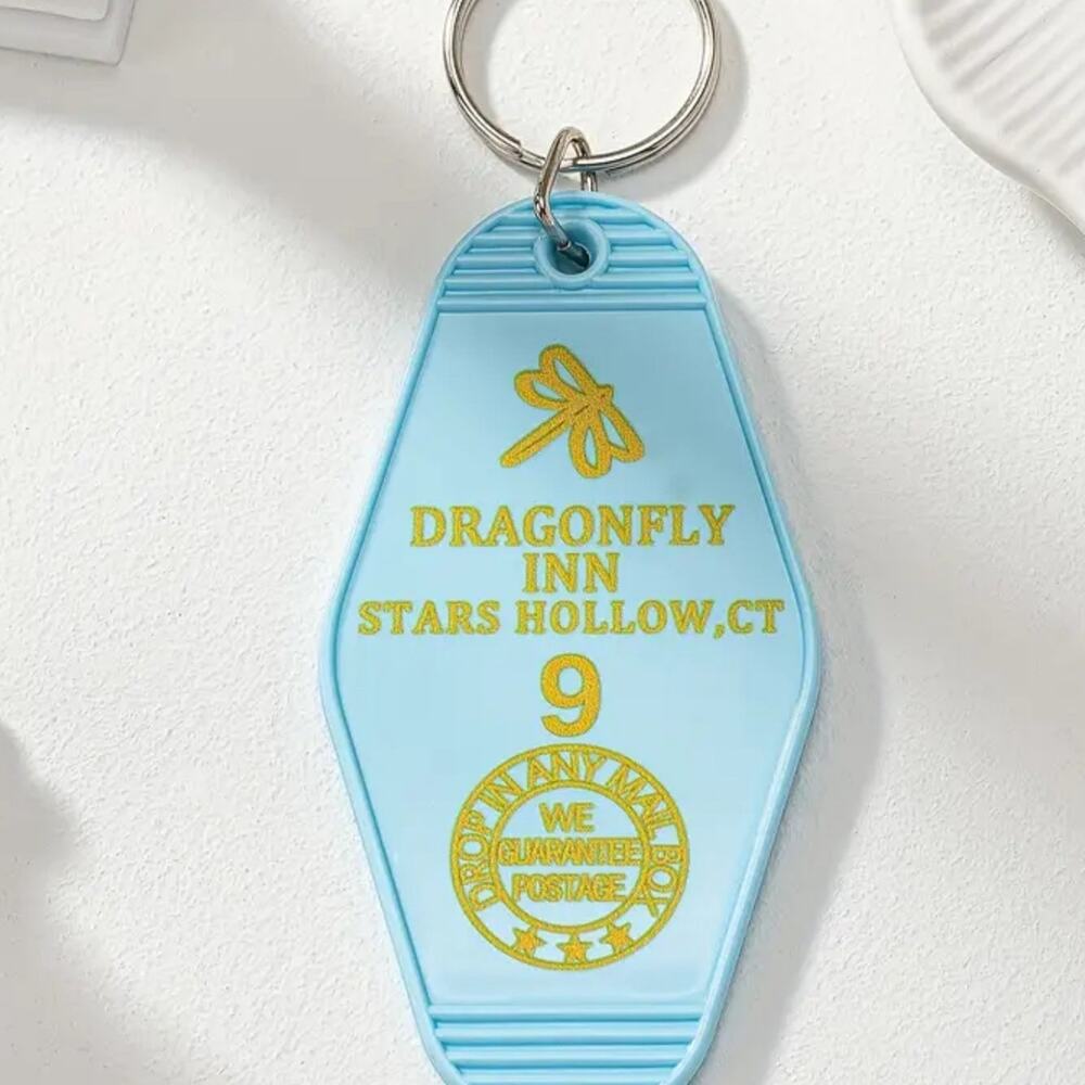 Dragonfly Inn Key Ring Motel Gilmore Girls